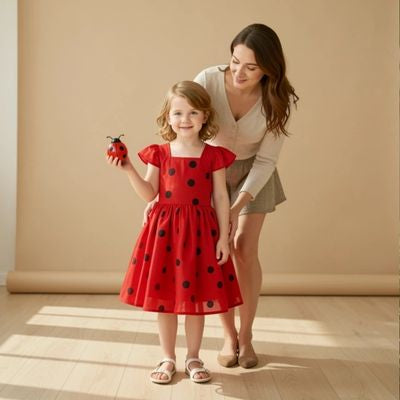 Robe de princesse coccinelle | Costume enfant 1-6 ans