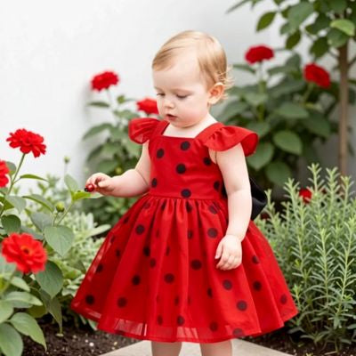 Robe de princesse coccinelle | Costume enfant 1-6 ans