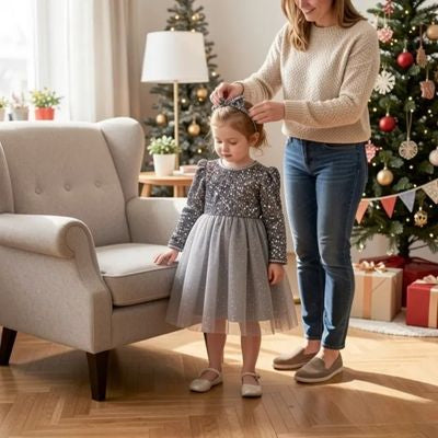 robe scintillante enfant lumiere