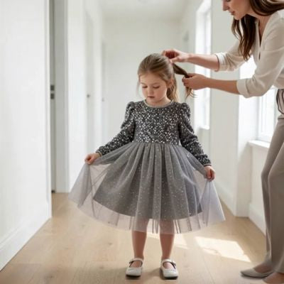 robe scintillante enfant occasion
