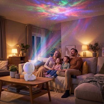 robot projecteur futuriste