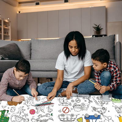 rouleau papier dessin a colorier a plusieurs