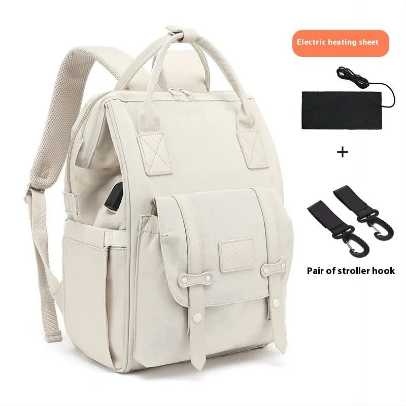 Sac à dos à langer avec port de chargement USB RETENA™ - bebemam.com