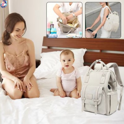 Sac à dos à langer avec port de chargement USB RETENA-balade