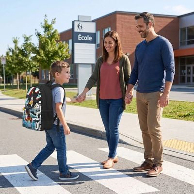 sac a dos scolaire compact