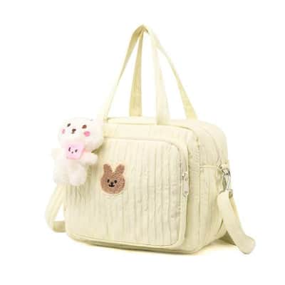 sac a langer compact illustre jaune
