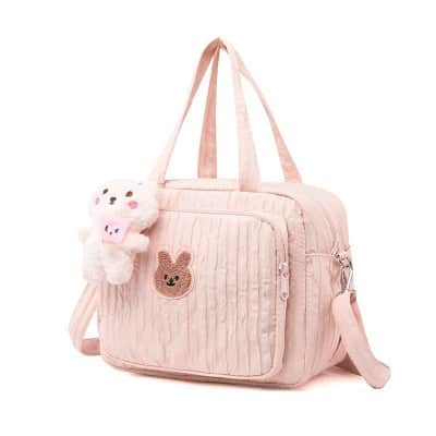 sac a langer compact illustre rose