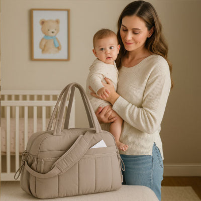 sac a langer gris clairs