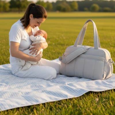 Sac à Langer Matelassé | Premium