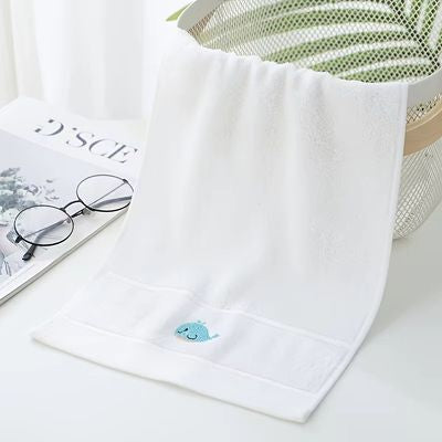 serviette de bain bebe blanc