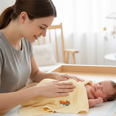 serviette de bain bebe douceur optimale