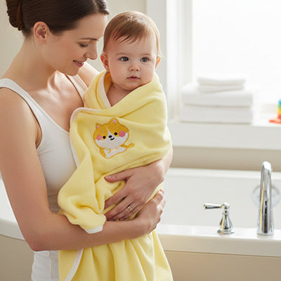 serviette de bain bebe hygiene parfaite au quotidien