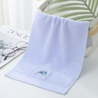 serviette de bain bebe mauve