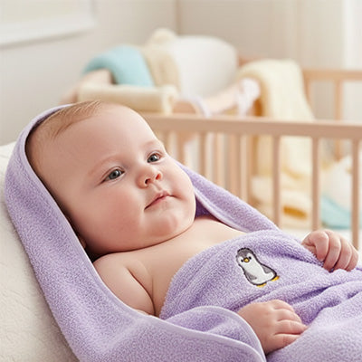 serviette de bain bebe rangement pratique