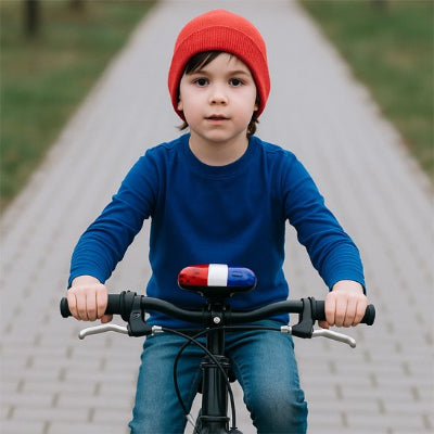 sonnette velo eclairage LED integre