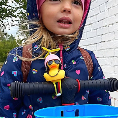 sonnette velo helice rotative sur le casque