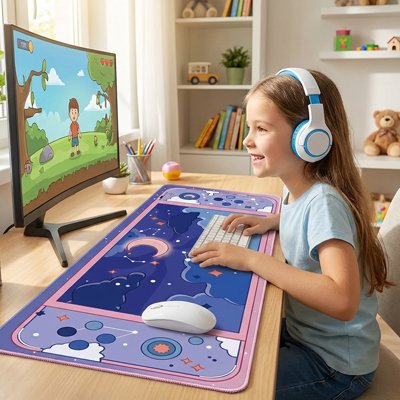 Sous main bureau enfant | Ludique