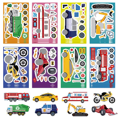 stickers autocollant 8 pieces