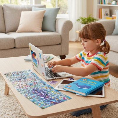 stickers autocollant planches multiples