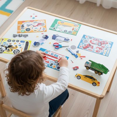 stickers autocollant support autocollant