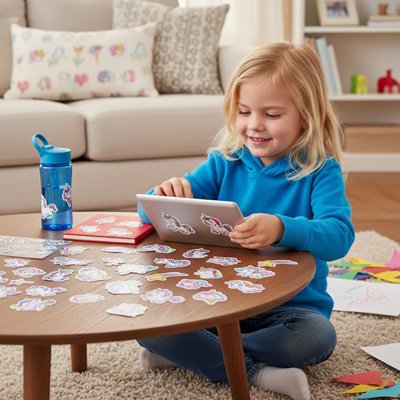 stickers autocollant support de rangement inclus