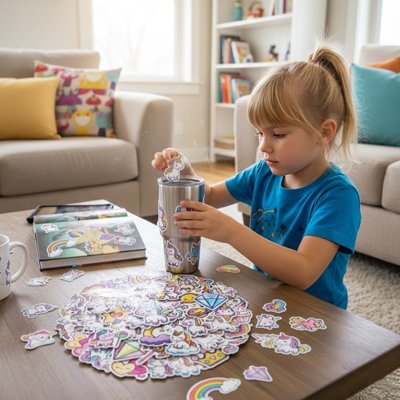 stickers autocollant variete de designs colores