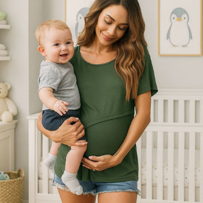 t shirt allaitement coupe ample et confortable