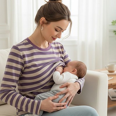 t shirt allaitement matiere douce et extensible