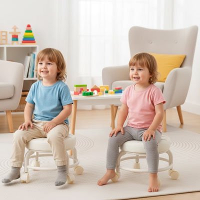 tabouret enfant design epure scandinave