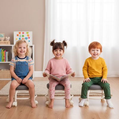 tabouret enfant hauteur adaptee aux jeunes enfants