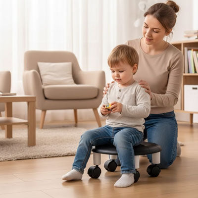 tabouret enfant noir