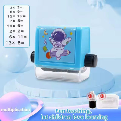 tampon a rouleau mathematique rollers multiplication