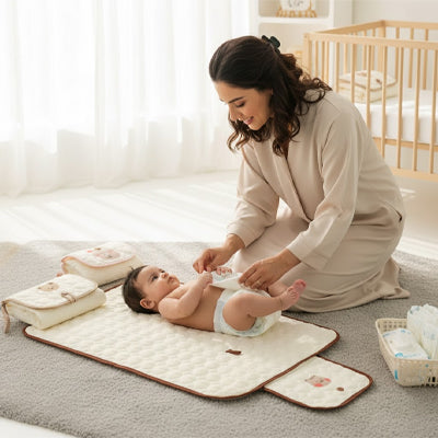 tapis a langer nomade conception inteligente