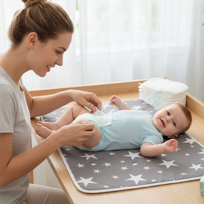 tapis a langer nomade rebords sureleves