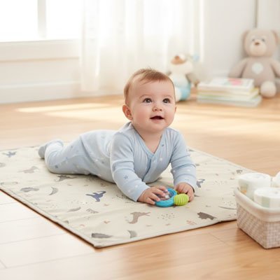 tapis a langer nomade surface souple
