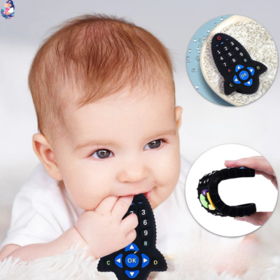 telecommande bebe teethers resistant au mordillement