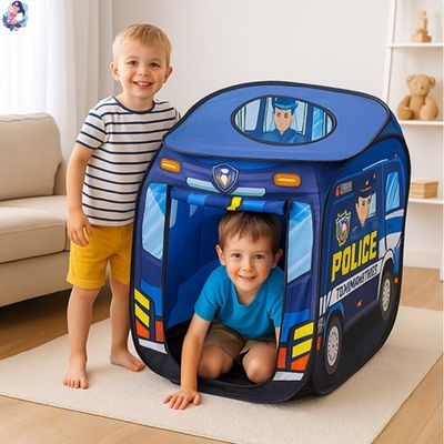 tente enfant police coin jeu