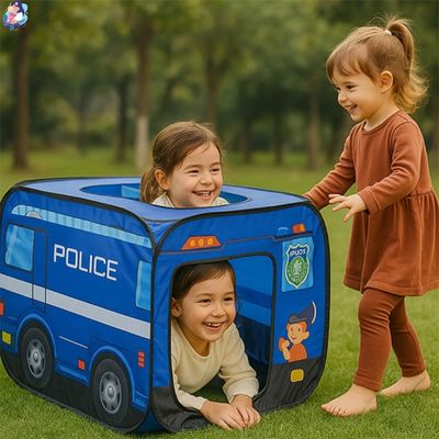 tente enfant police interieur exterieur