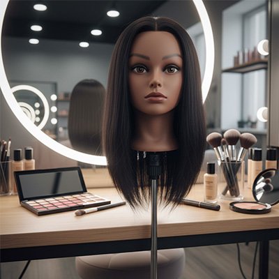 tete a coiffer adapte a un usage familial