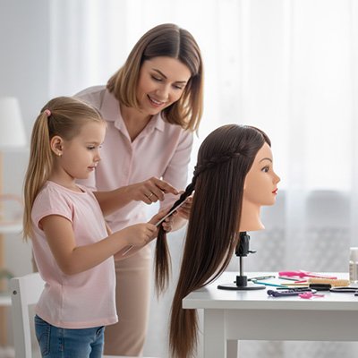 tete a coiffer cheveux longs naturels