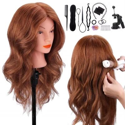 tete a coiffer marron fonce