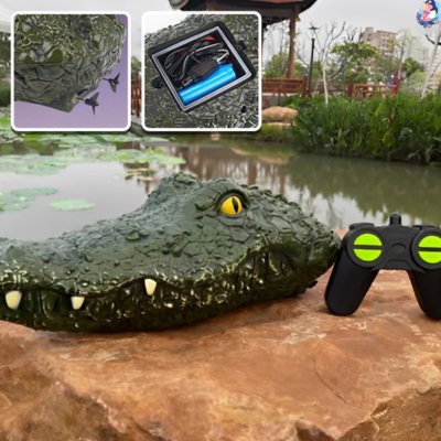 tete telecommandee crocodile design attrayant
