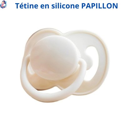 Tétine en silicone PAPILLON - bebemam.com