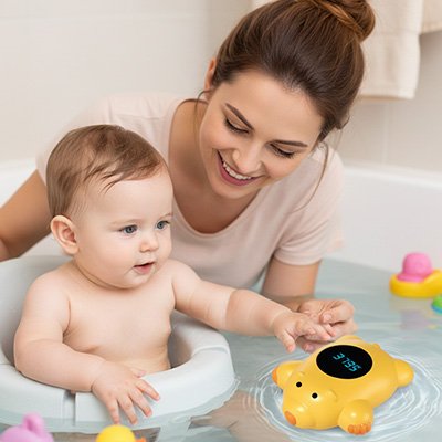 thermometre bain bebe etanche et flottant 