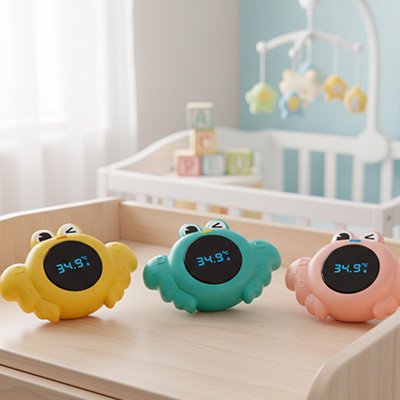 thermometre bain bebe plusieurs couleurs