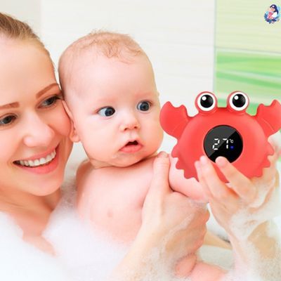 thermometre bain bebe thermocrab design flottant