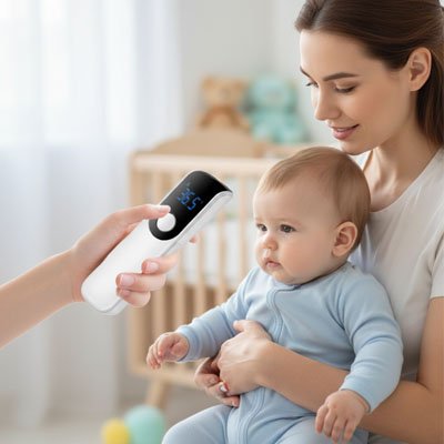 thermometre frontal prise de temperature sans stress