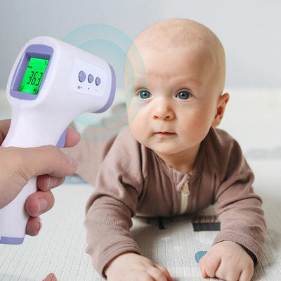 thermometre frontal violet