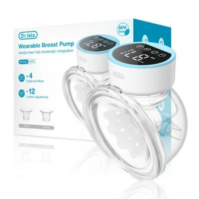 tire lait portable bleu