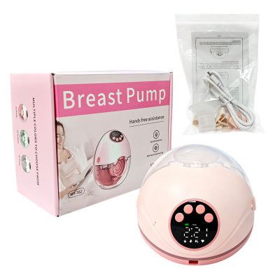 tire lait portable rose